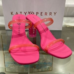 NIB Katy Perry pink jelly sandals THE CURLIE sandal curlie pink Barbie 6.5/7